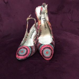 J. Renee Multi Pink Heel